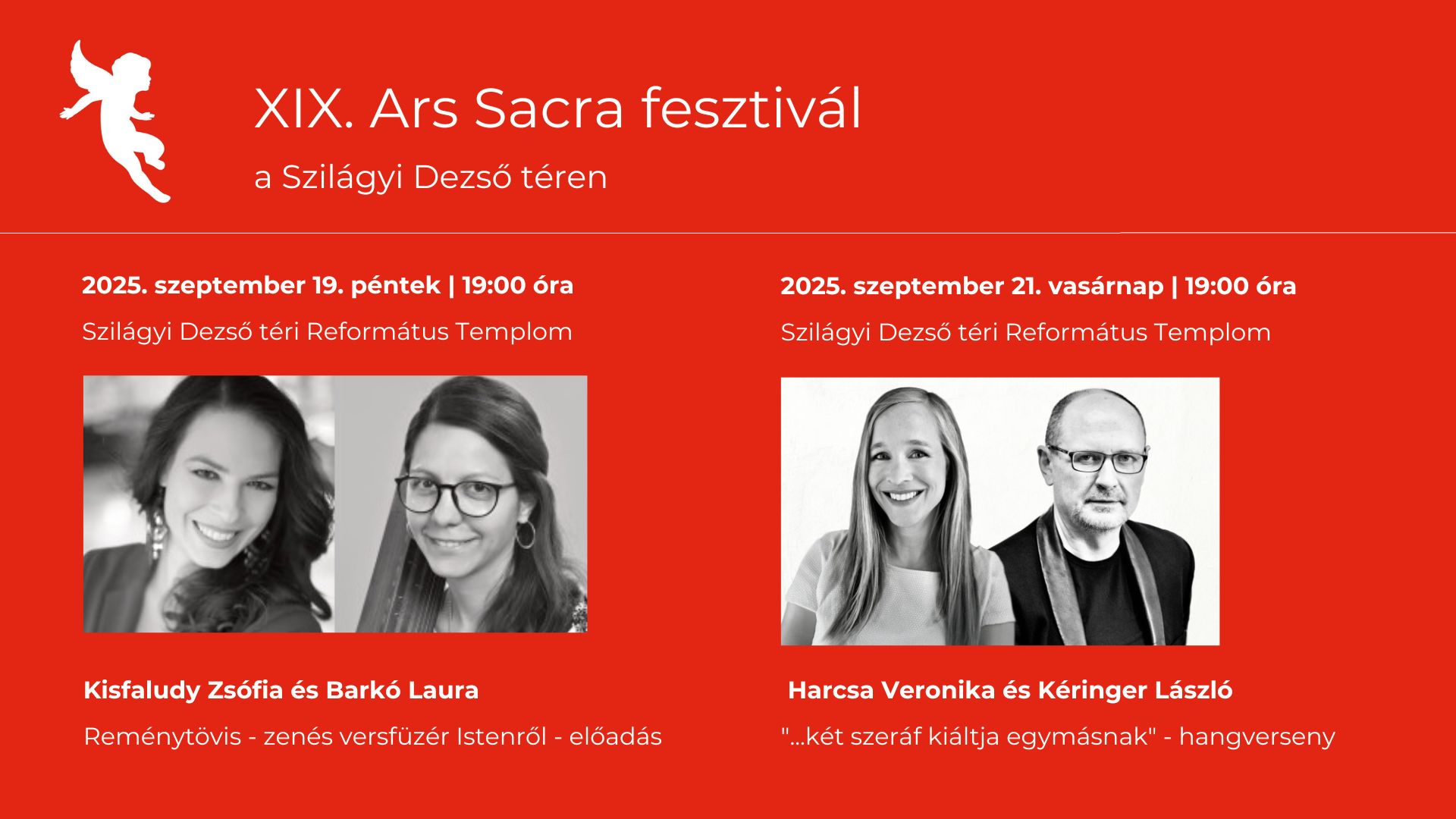 A 19. Ars Sacra Fesztivál szeptember 13-án kezdődik