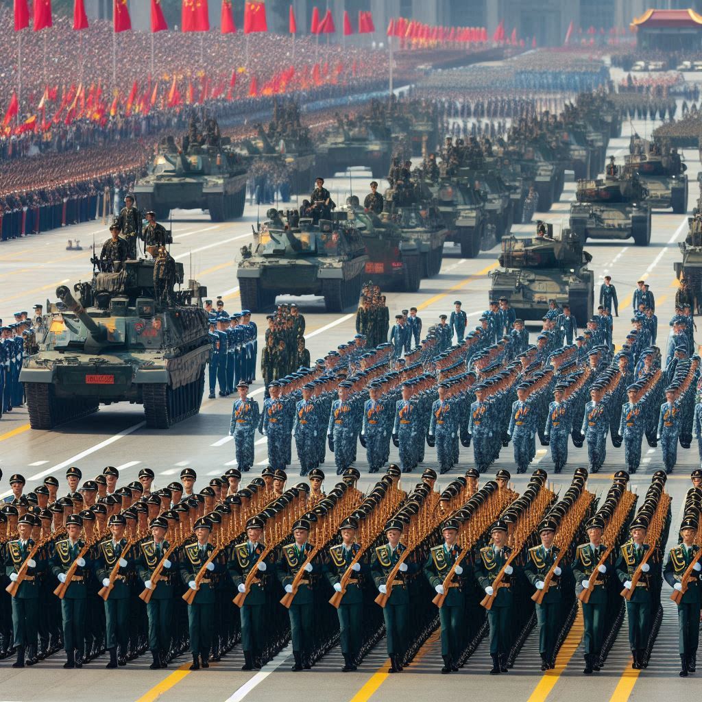 Pekingben katonai díszszemlét tartottak a második világháború ázsiai lezárásának 80. évfordulóján